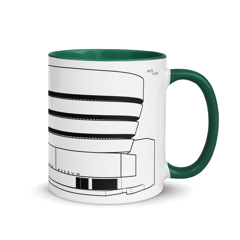 Solomon R. Guggenheim Museum Different Coloured Mugs