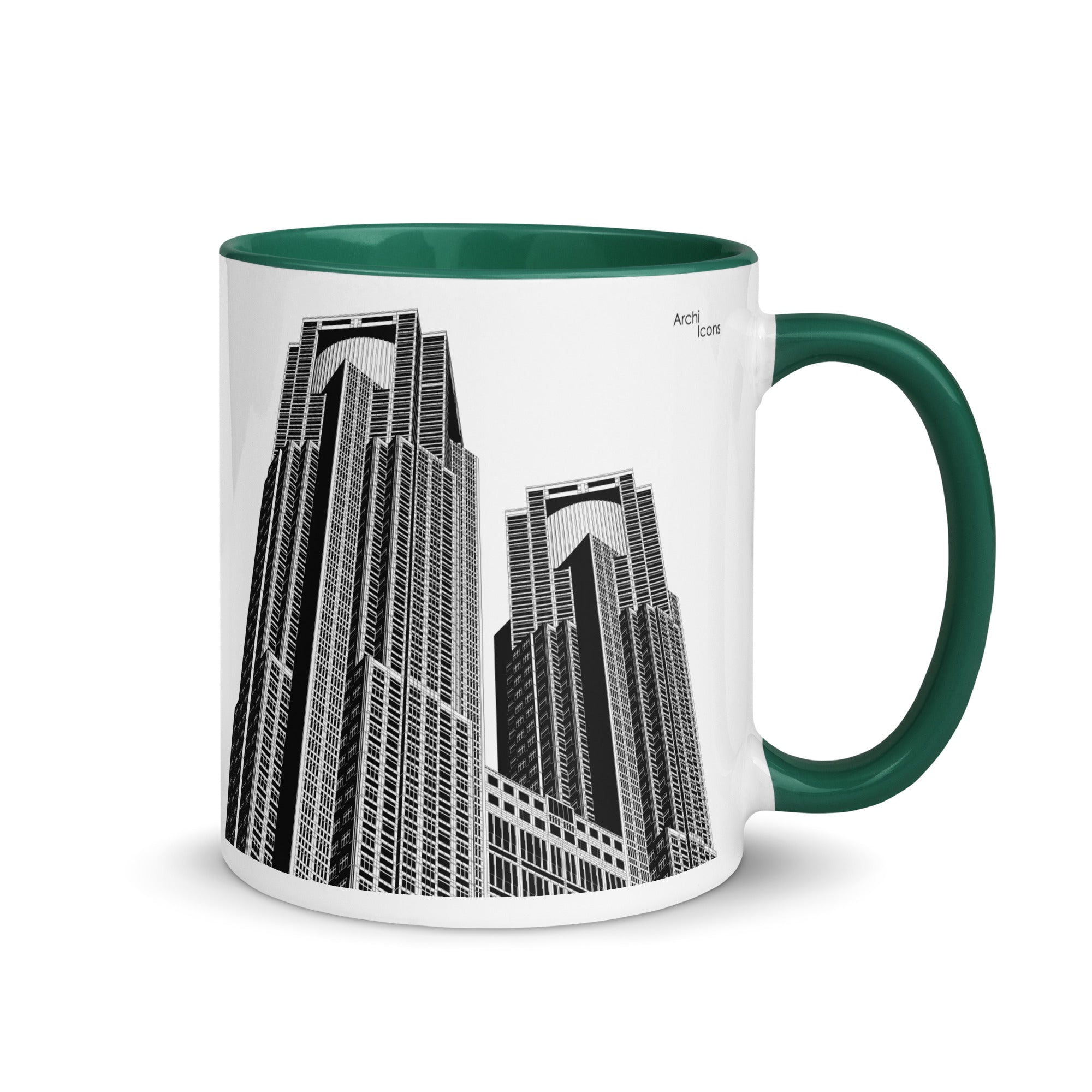 Tokyo Metropolitan Government Building No1 Different Coloured Mugs