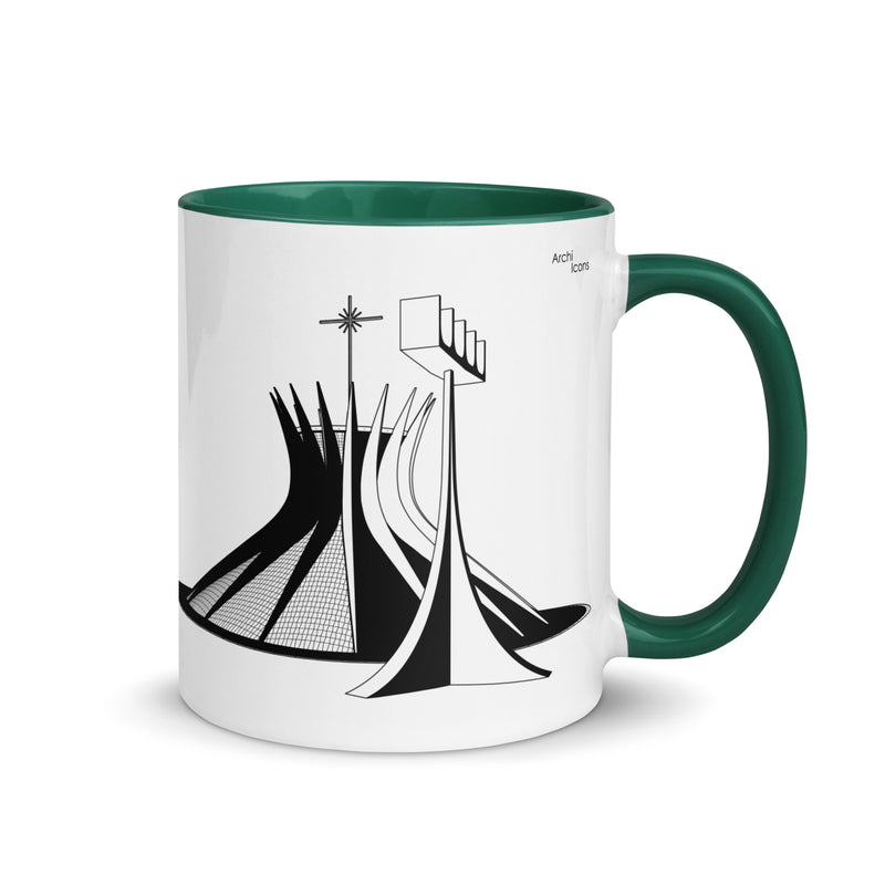 Brasilia Cathedral Different Coloured Mugs