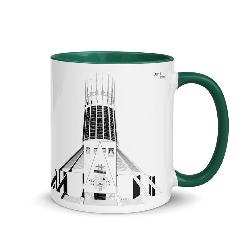 Liverpool Metropolitan Cathedral Different Coloured Mugs