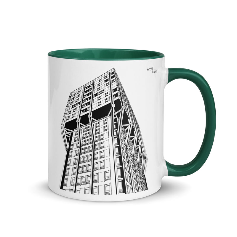 Torre Velasca Different Coloured Mugs