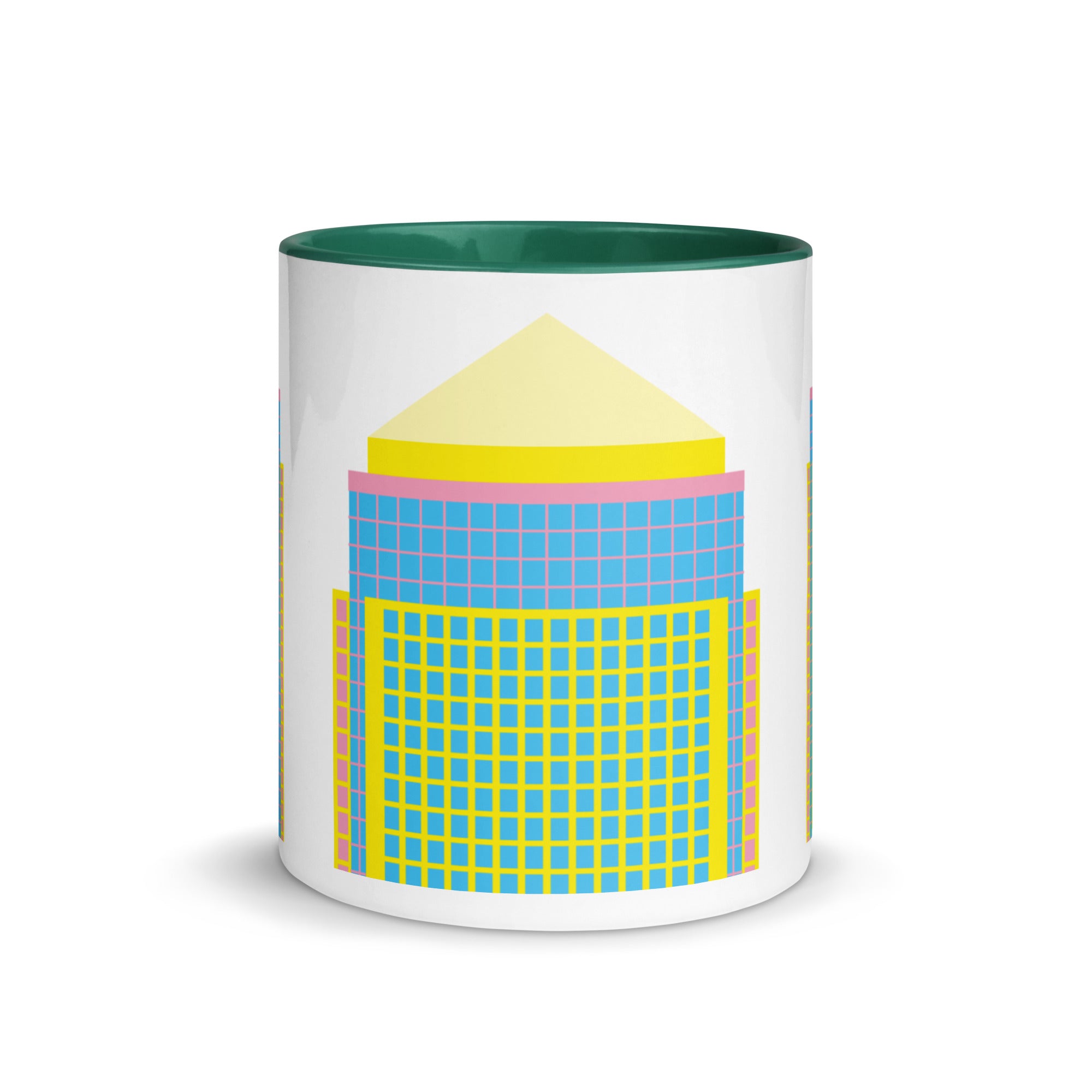 One Canada Square Different Coloured Mugs