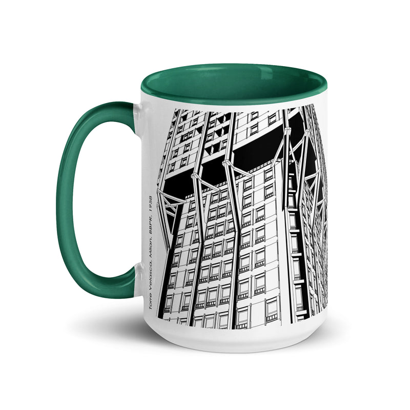 Torre Velasca Different Coloured Mugs