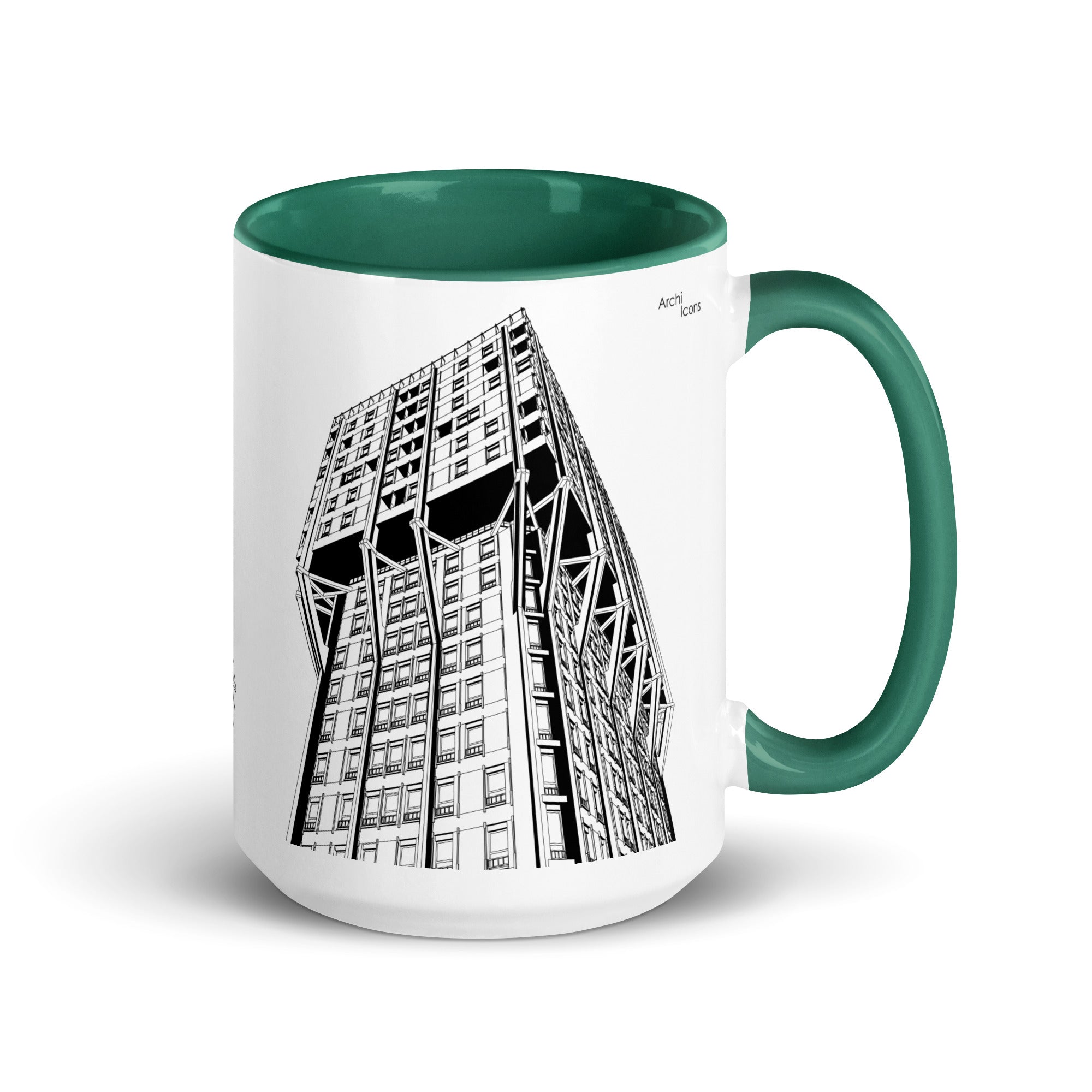 Torre Velasca Different Coloured Mugs