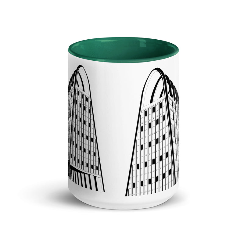 Manchester Toast Rack Different Coloured Mugs