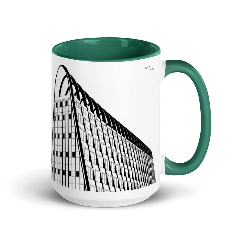 Manchester Toast Rack Different Coloured Mugs