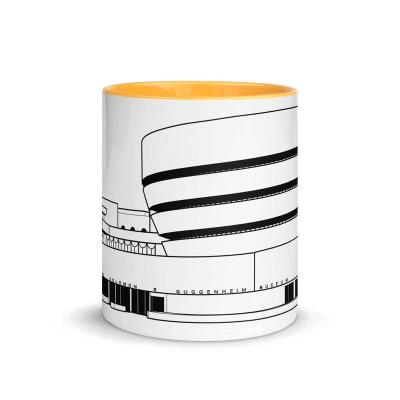 Solomon R. Guggenheim Museum Different Coloured Mugs