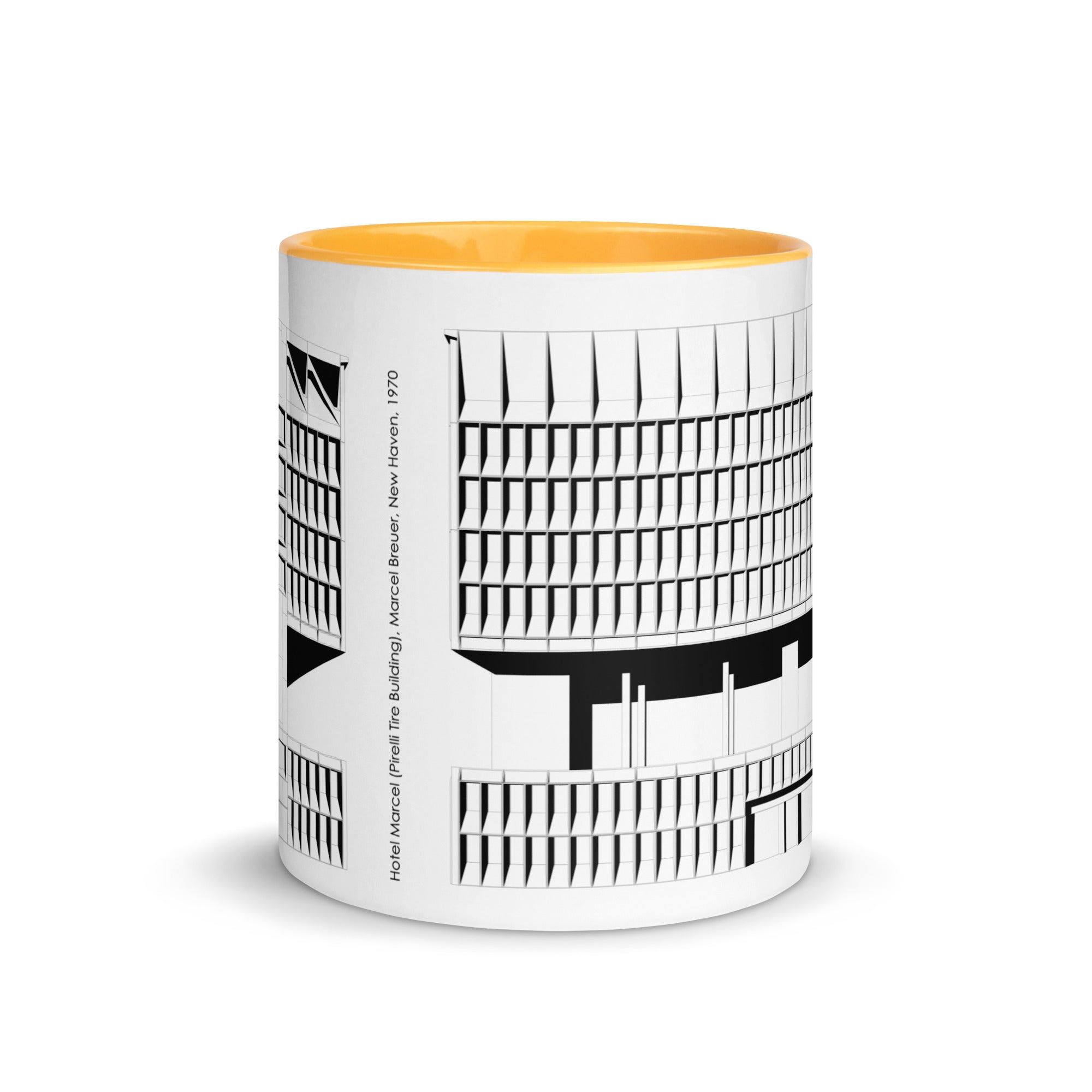 Hotel Marcel (Pirelli Tire Building) Different Coloured Mugs