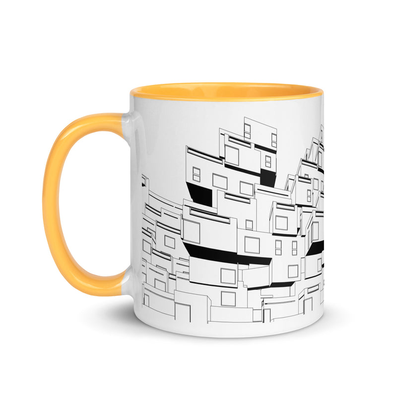 Habitat '67 Different Coloured Mugs