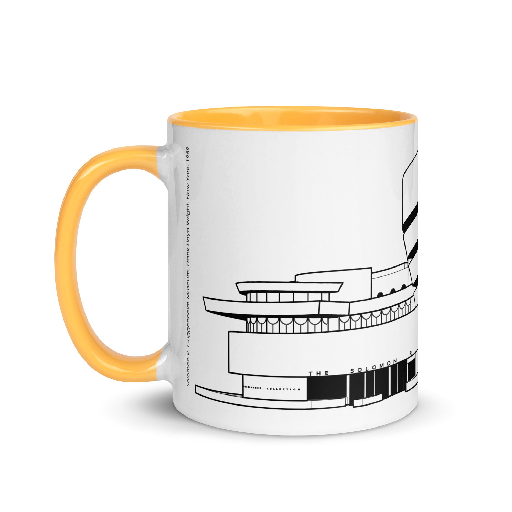 Solomon R. Guggenheim Museum Different Coloured Mugs