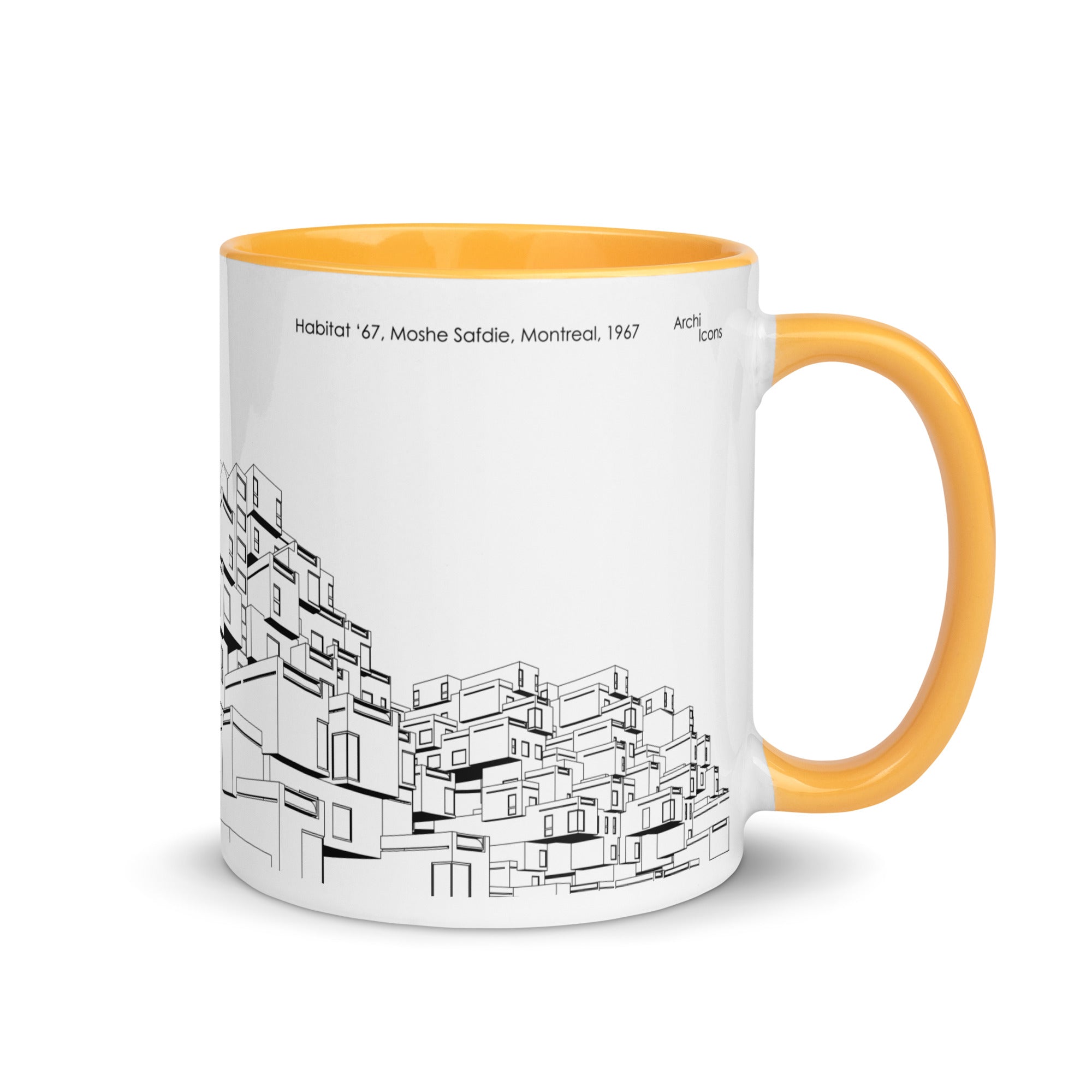 Habitat '67 Different Coloured Mugs