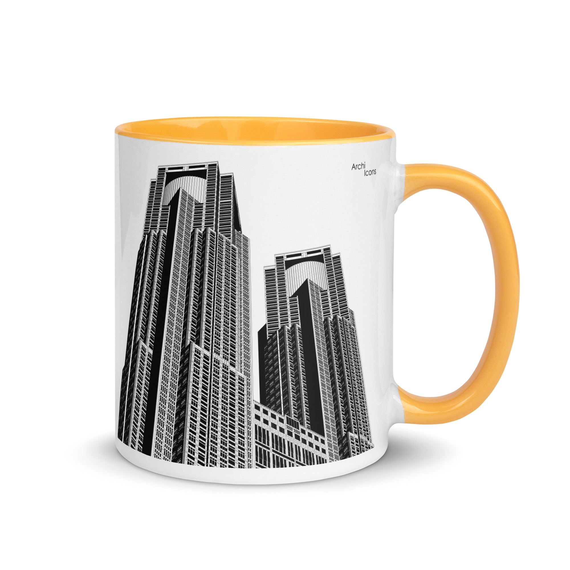 Tokyo Metropolitan Government Building No1 Different Coloured Mugs