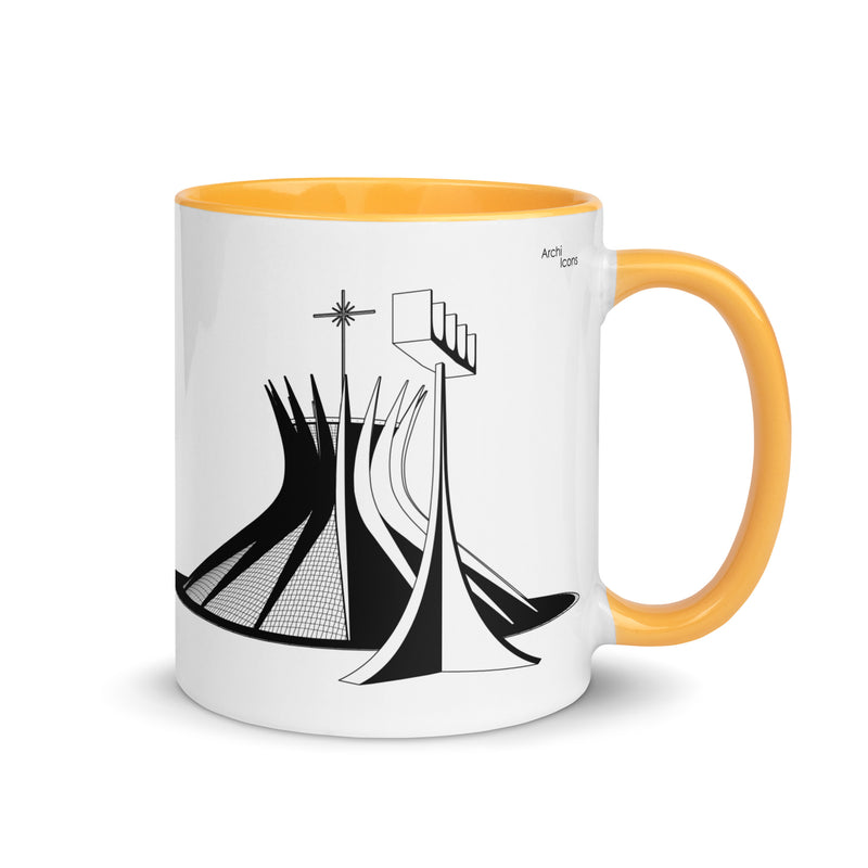 Brasilia Cathedral Different Coloured Mugs