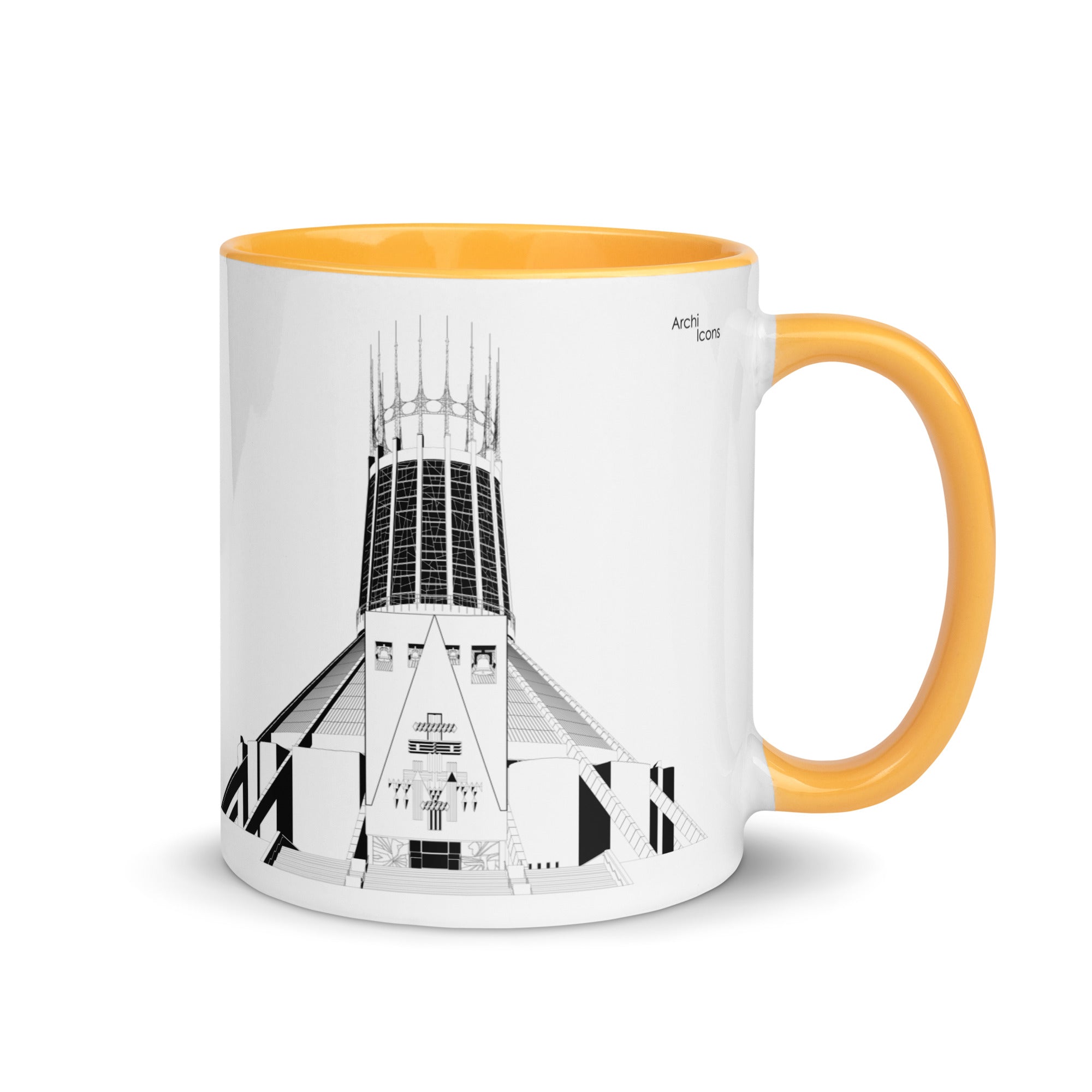 Liverpool Metropolitan Cathedral Different Coloured Mugs