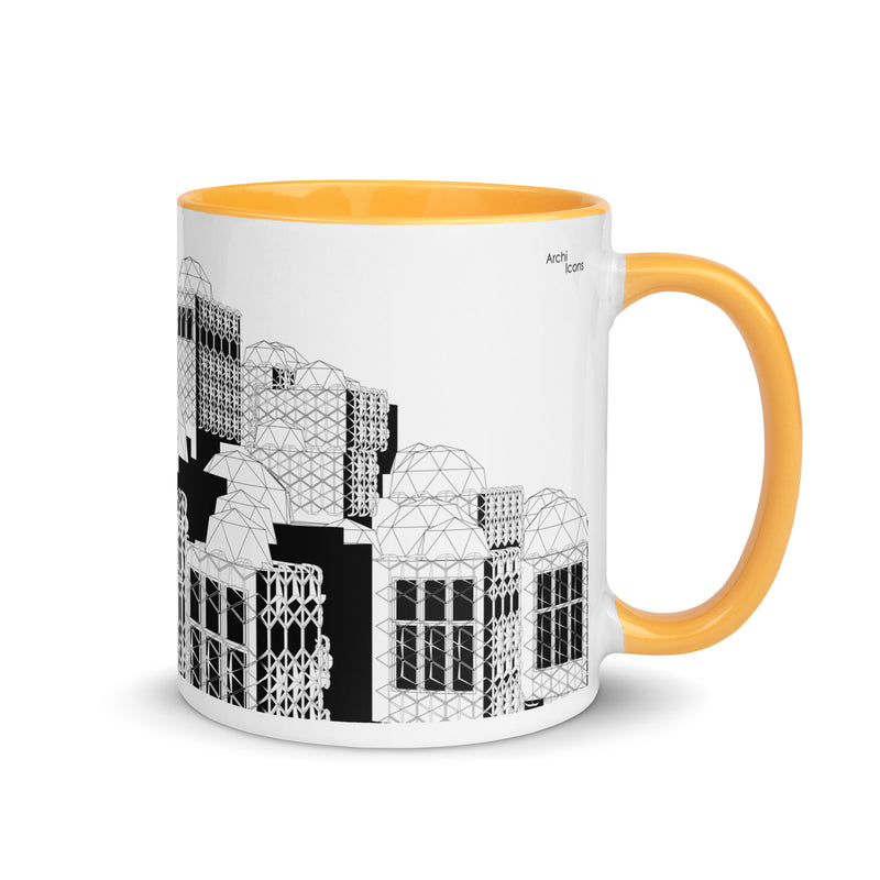 National Library of Kosovo Different Coloured Mugs