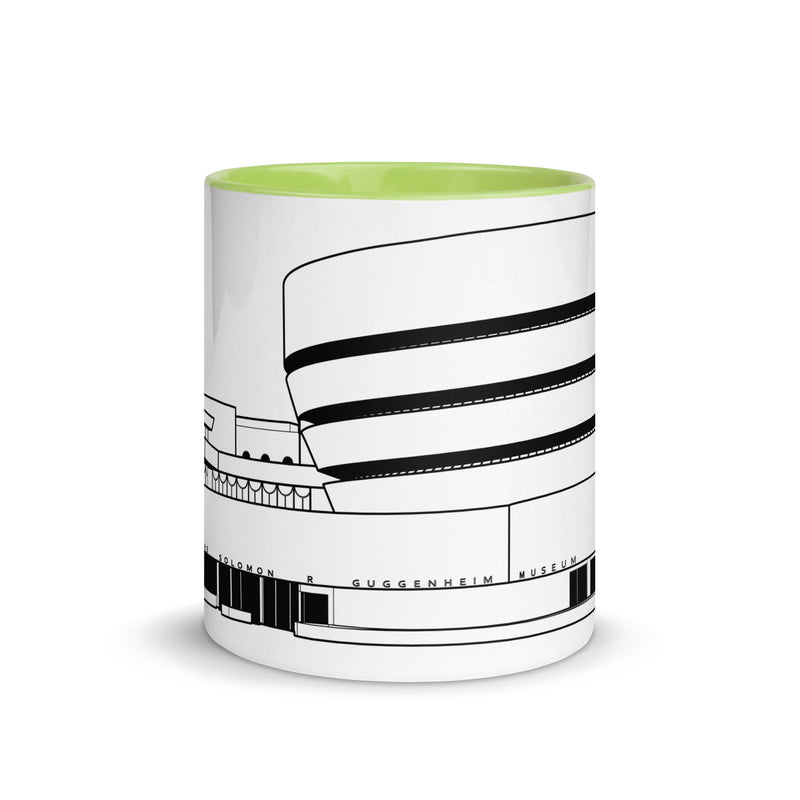 Solomon R. Guggenheim Museum Different Coloured Mugs