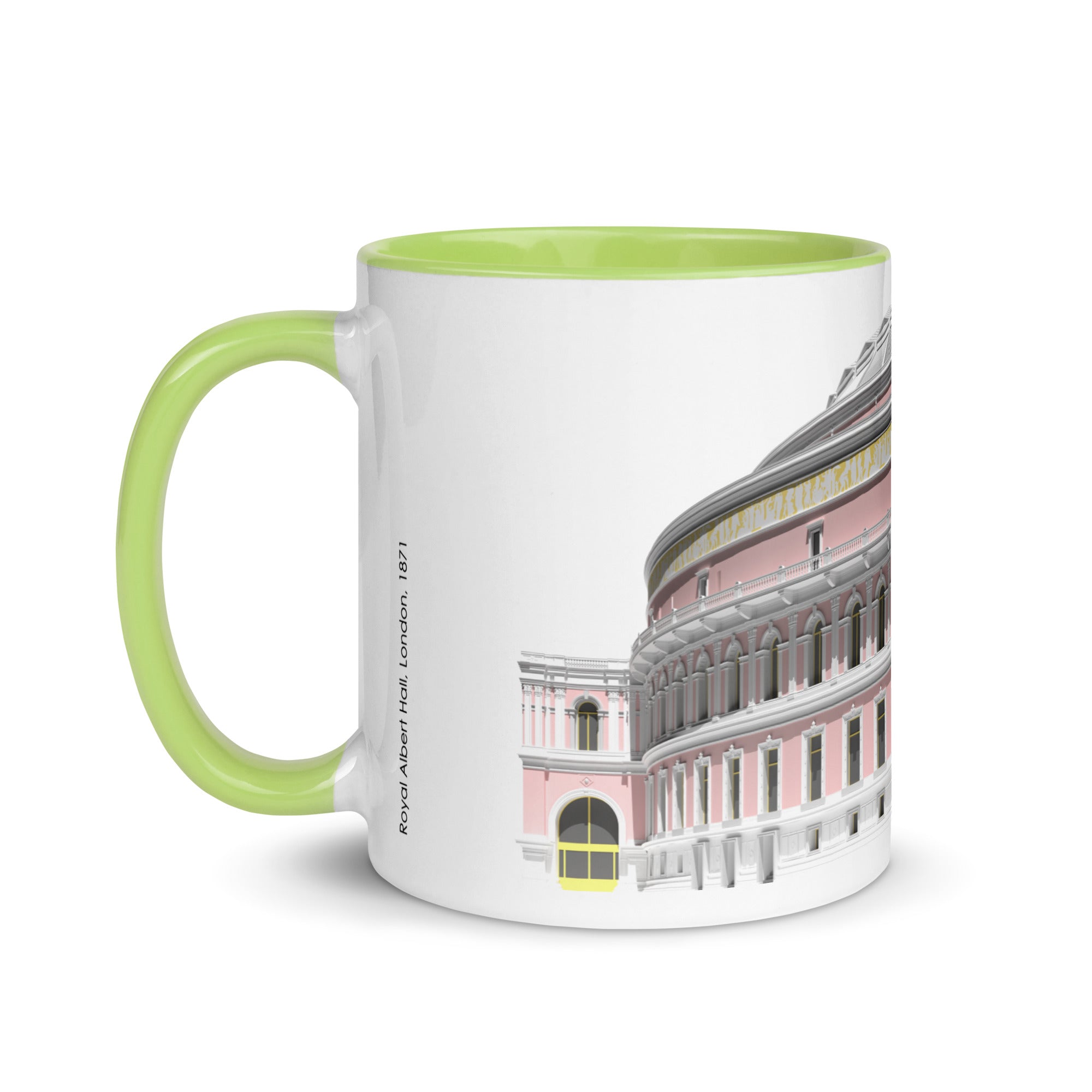 Royal Albert Hall Different Coloured Mugs