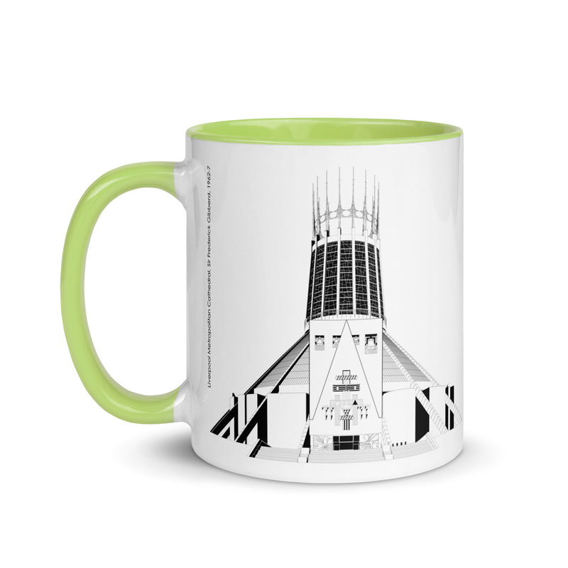 Liverpool Metropolitan Cathedral Different Coloured Mugs