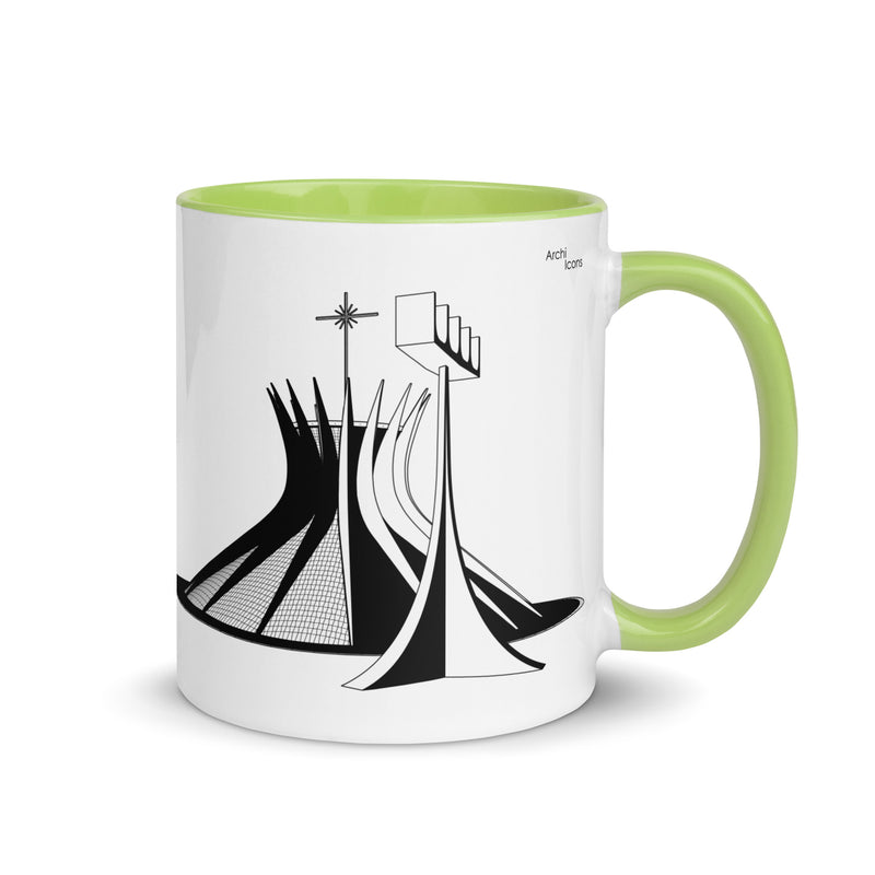 Brasilia Cathedral Different Coloured Mugs