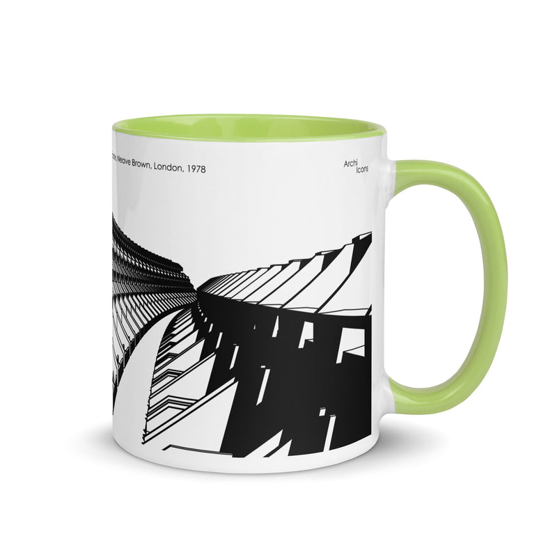 Alexandra Road Estate Different Coloured Mugs