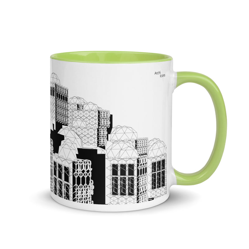 National Library of Kosovo Different Coloured Mugs