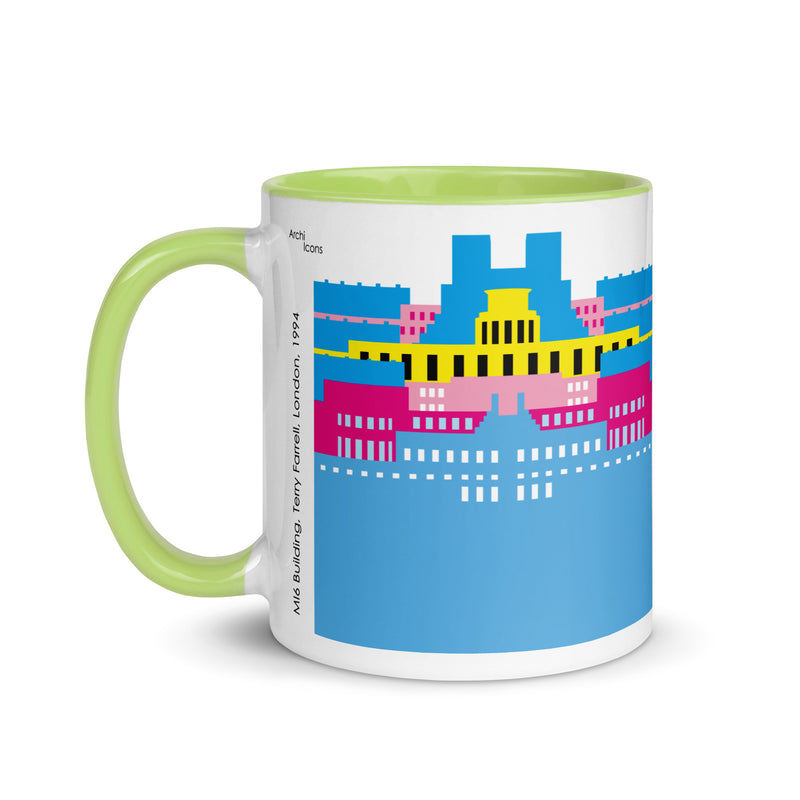 MI6 Different Coloured Mugs