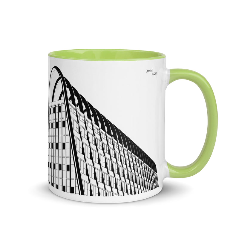 Manchester Toast Rack Different Coloured Mugs