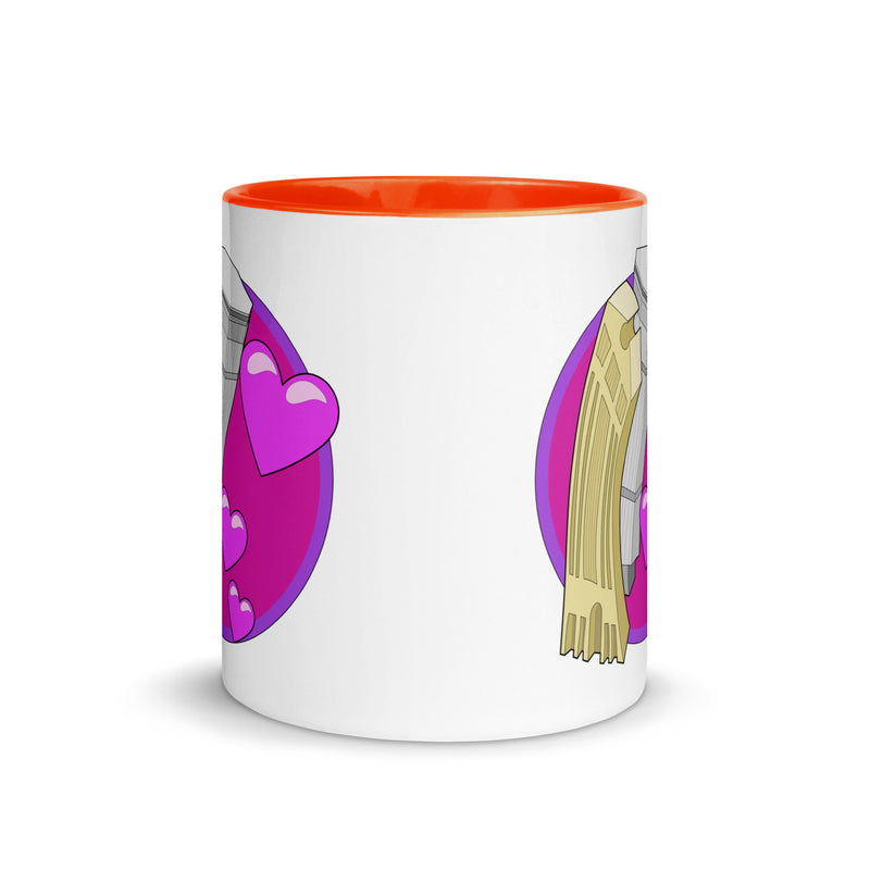 Stylistic Love Affair Mugs with Colour Inside