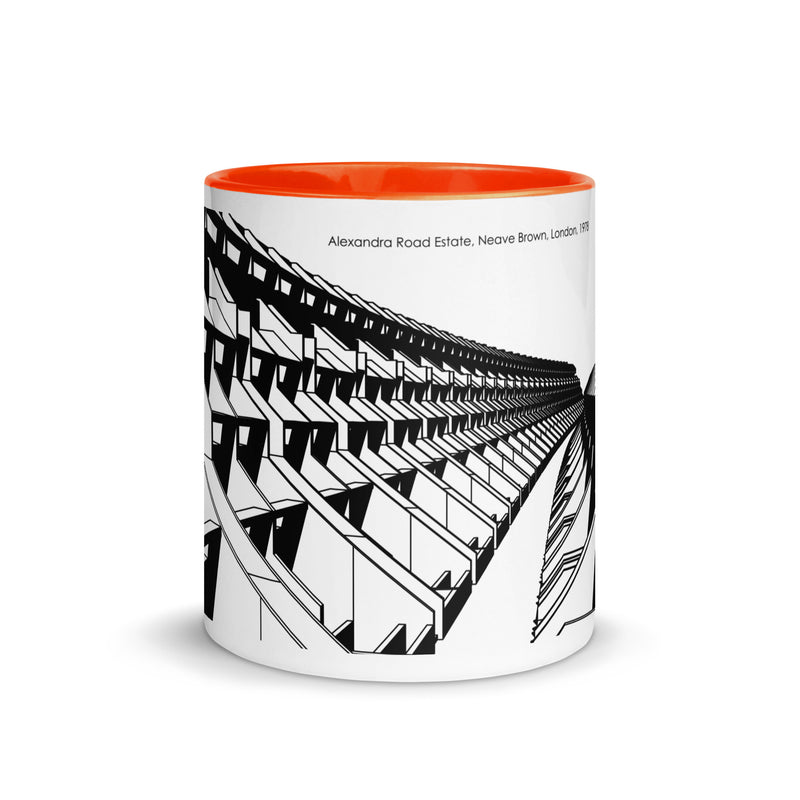 Alexandra Road Estate Different Coloured Mugs