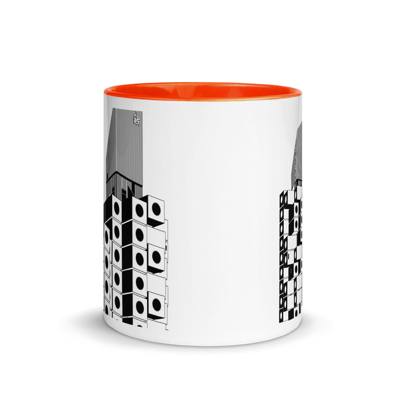 Nakagin Capsule Tower Different Coloured Mugs