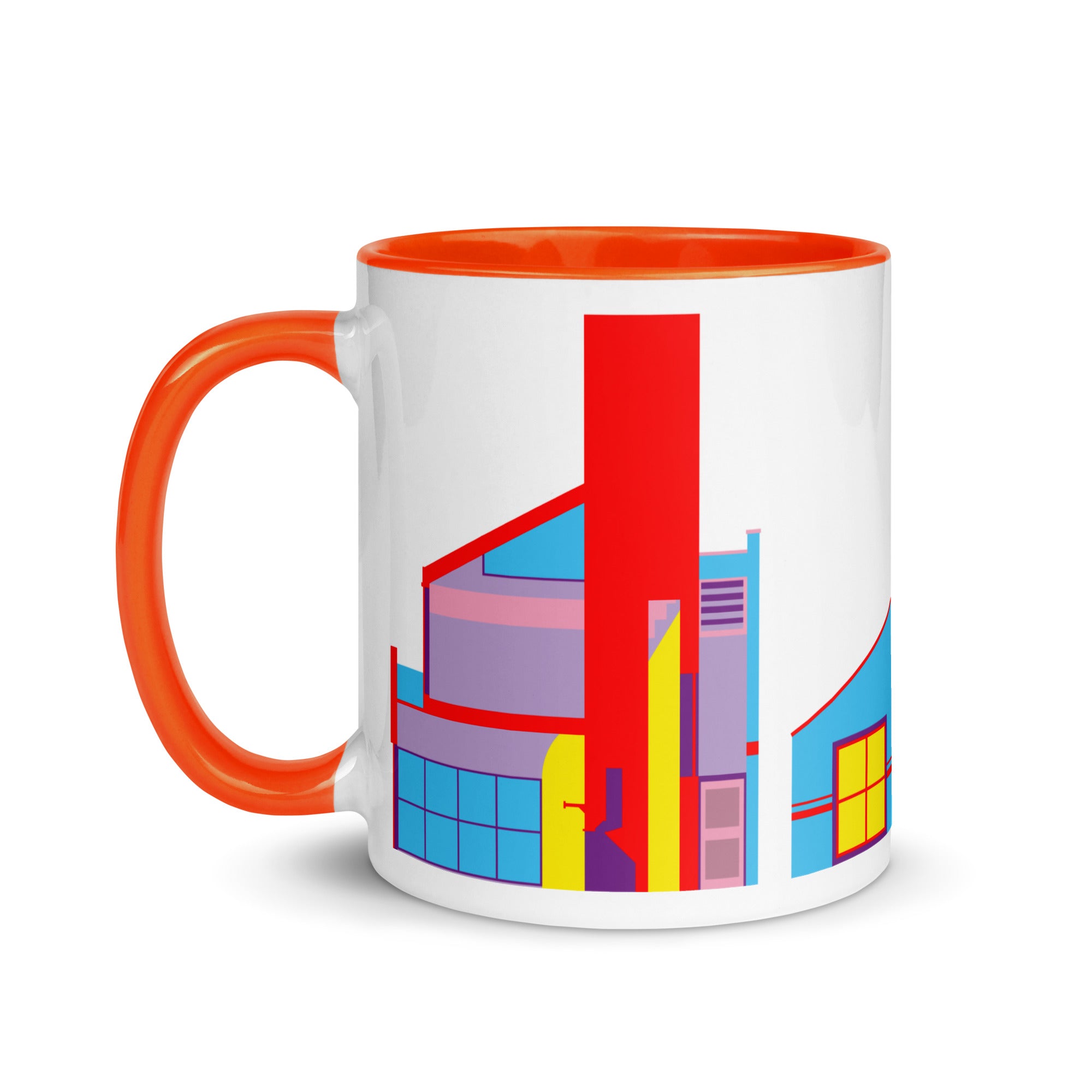 Vanna Venturi House Different Colored Mugs