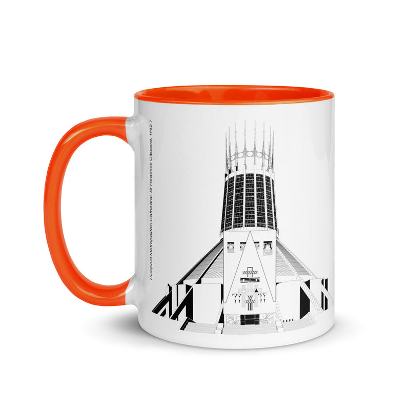 Liverpool Metropolitan Cathedral Different Coloured Mugs