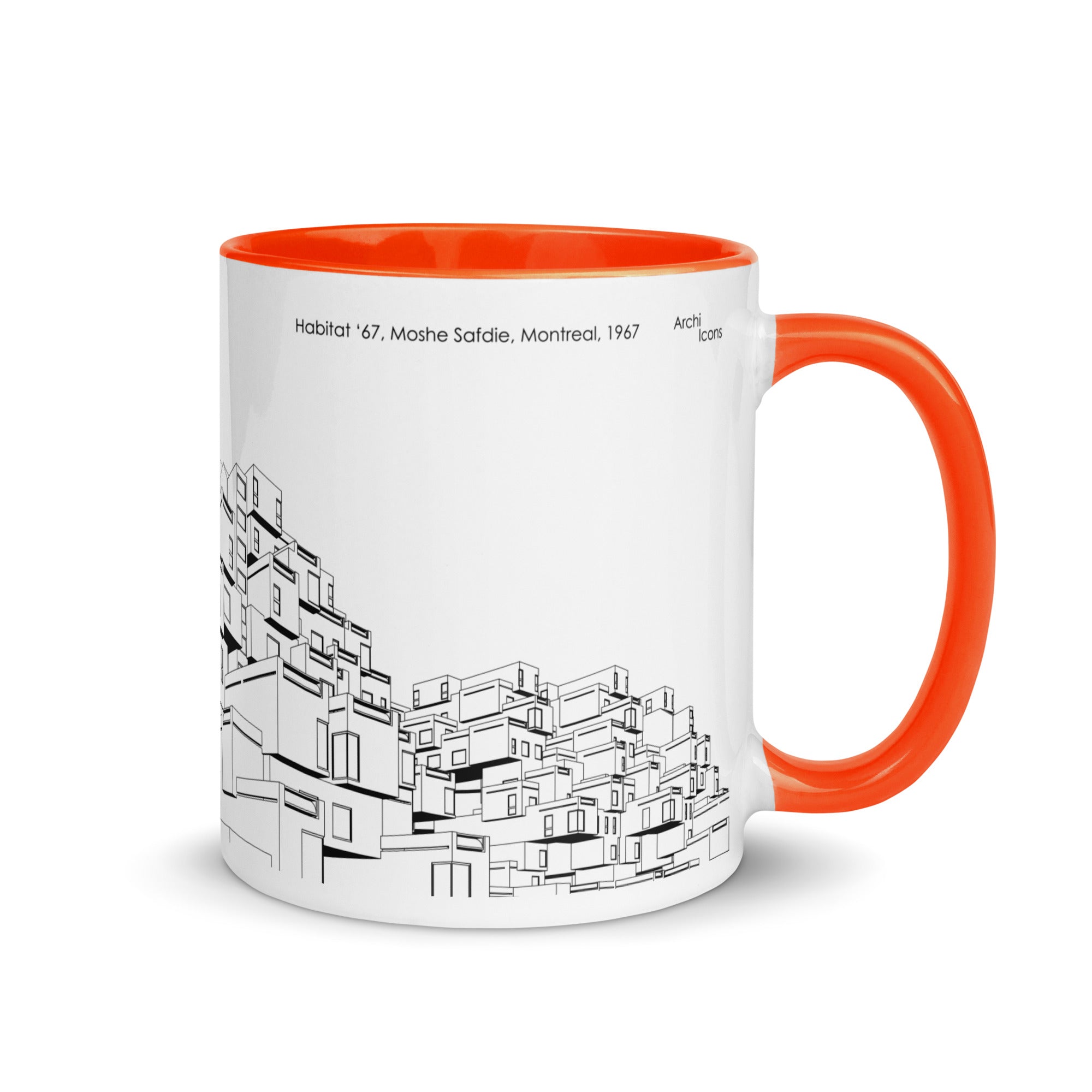 Habitat '67 Different Coloured Mugs