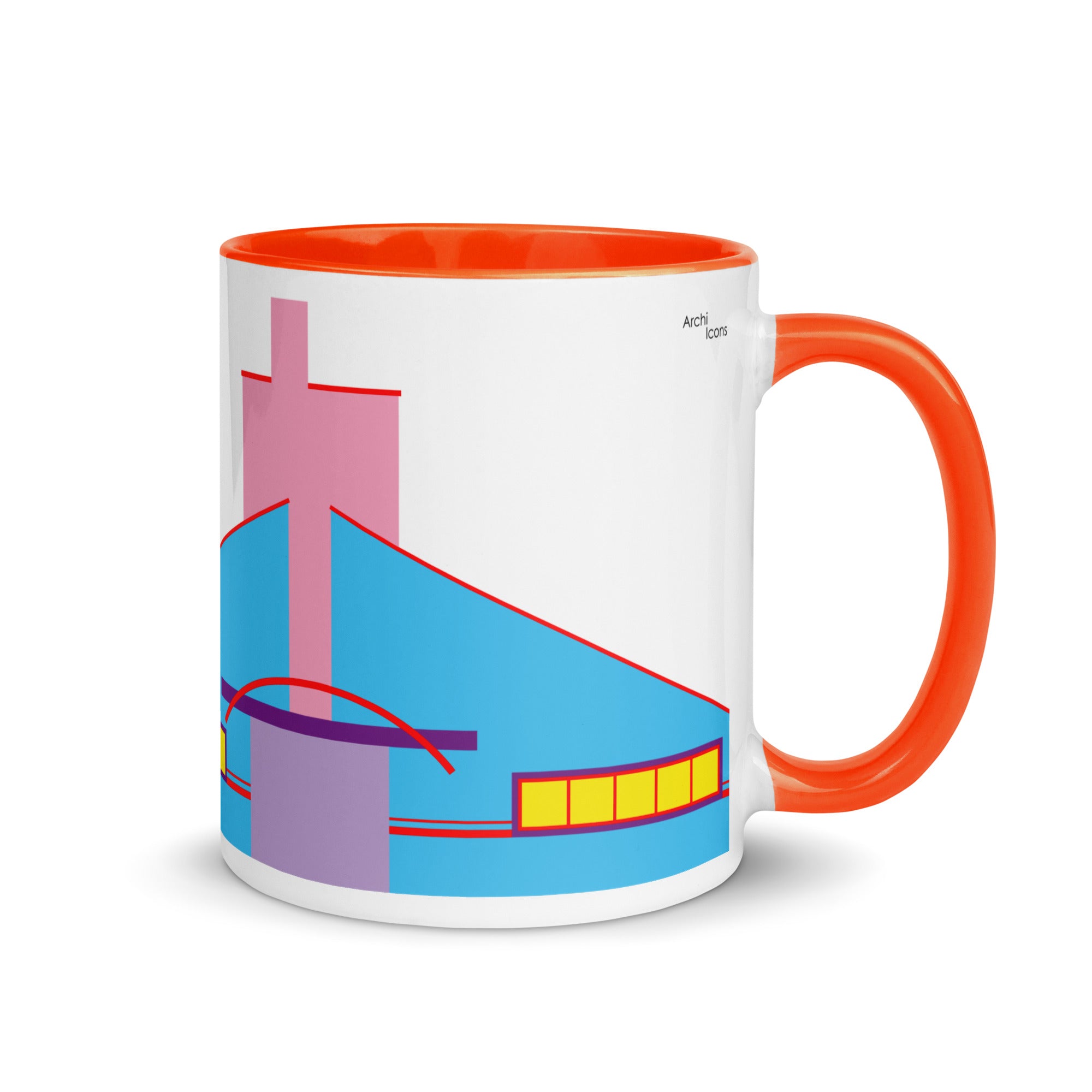 Vanna Venturi House Different Colored Mugs