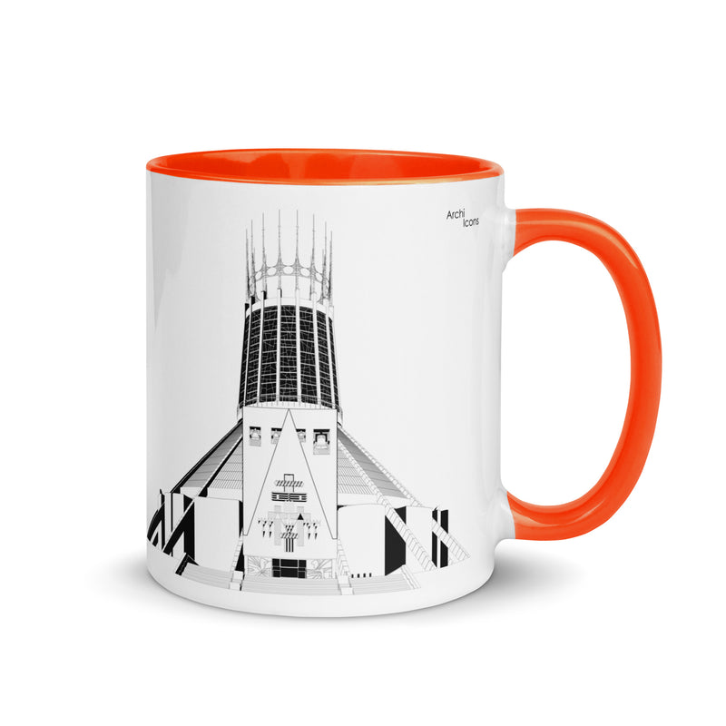 Liverpool Metropolitan Cathedral Different Coloured Mugs