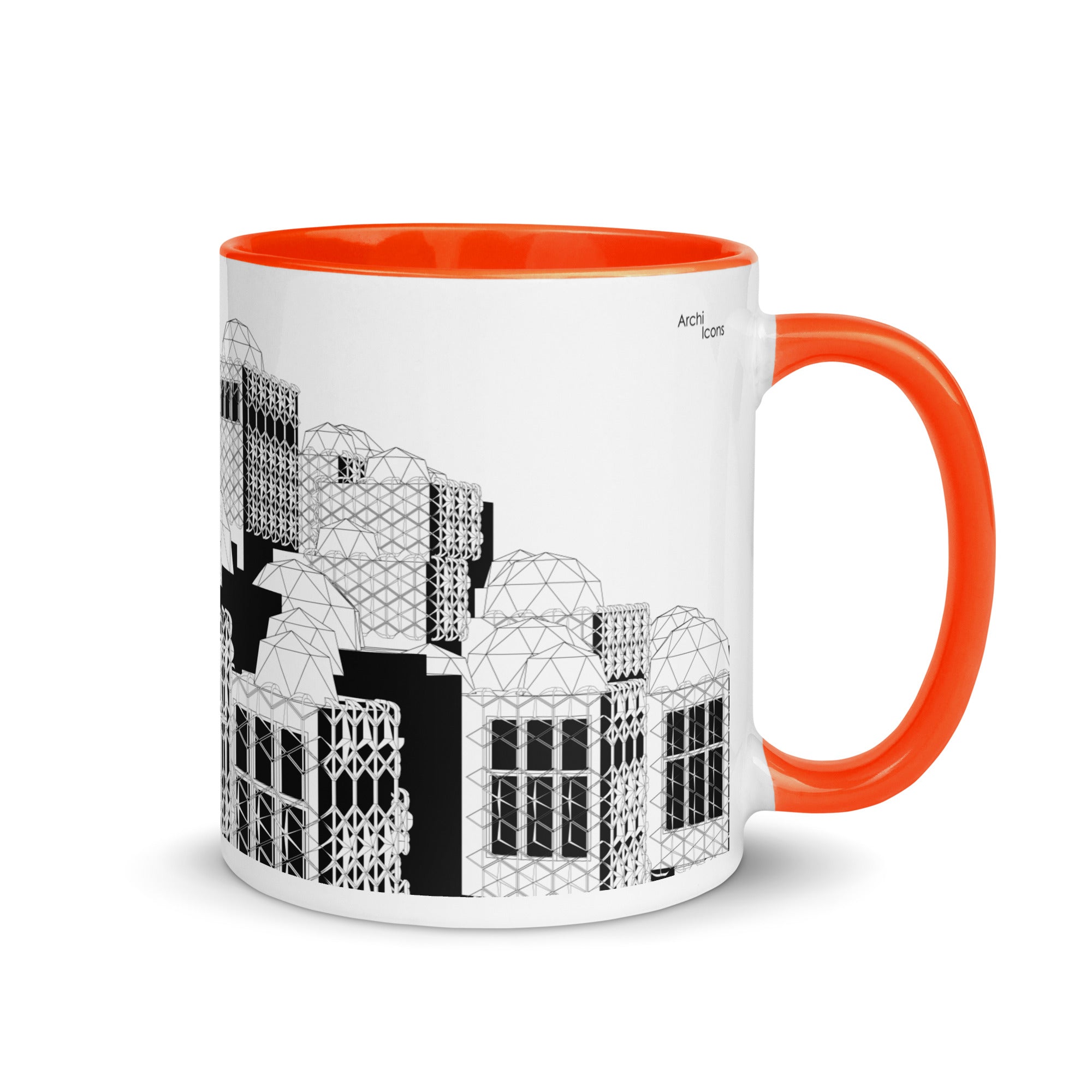 National Library of Kosovo Different Coloured Mugs