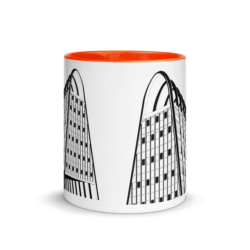 Manchester Toast Rack Different Coloured Mugs