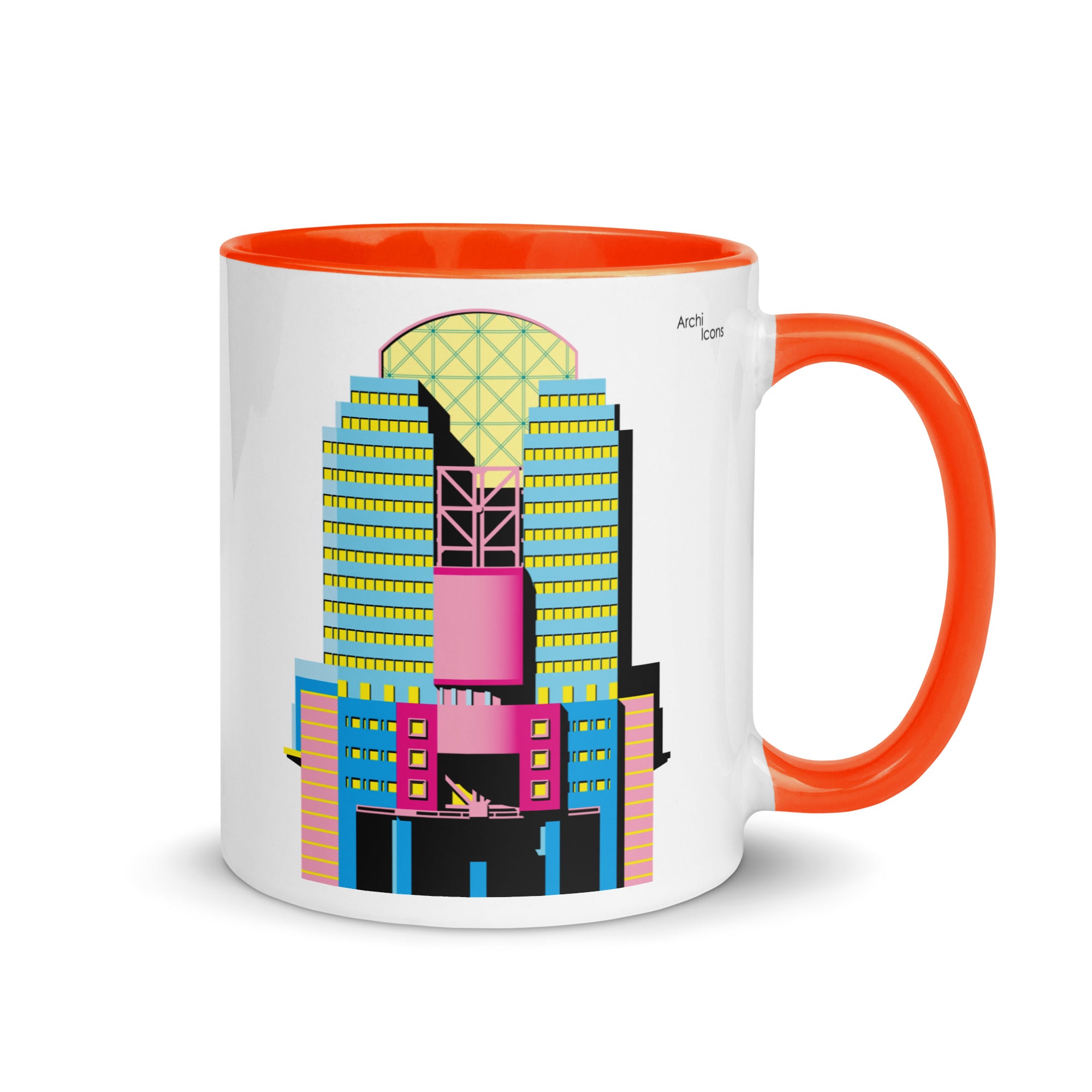 Alban Gate Elevation Different Colour Mugs