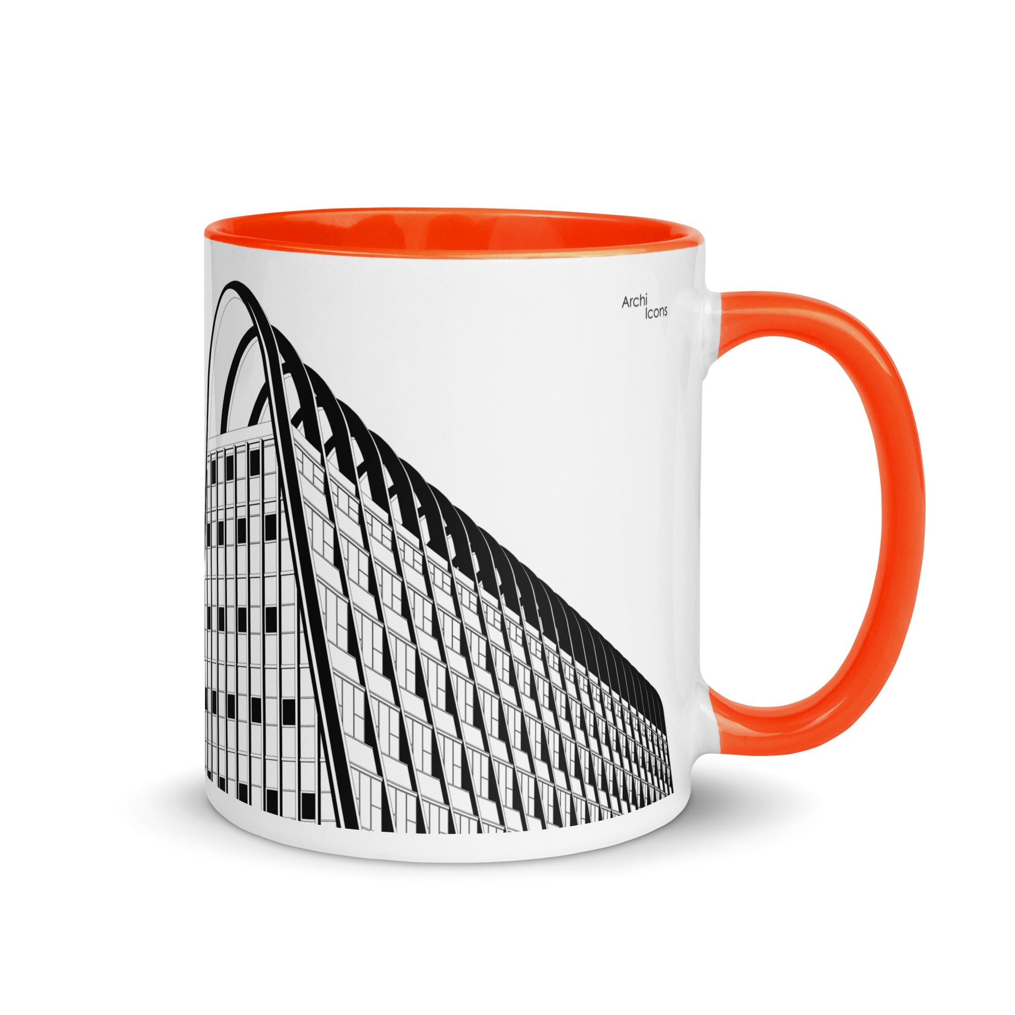 Manchester Toast Rack Different Coloured Mugs