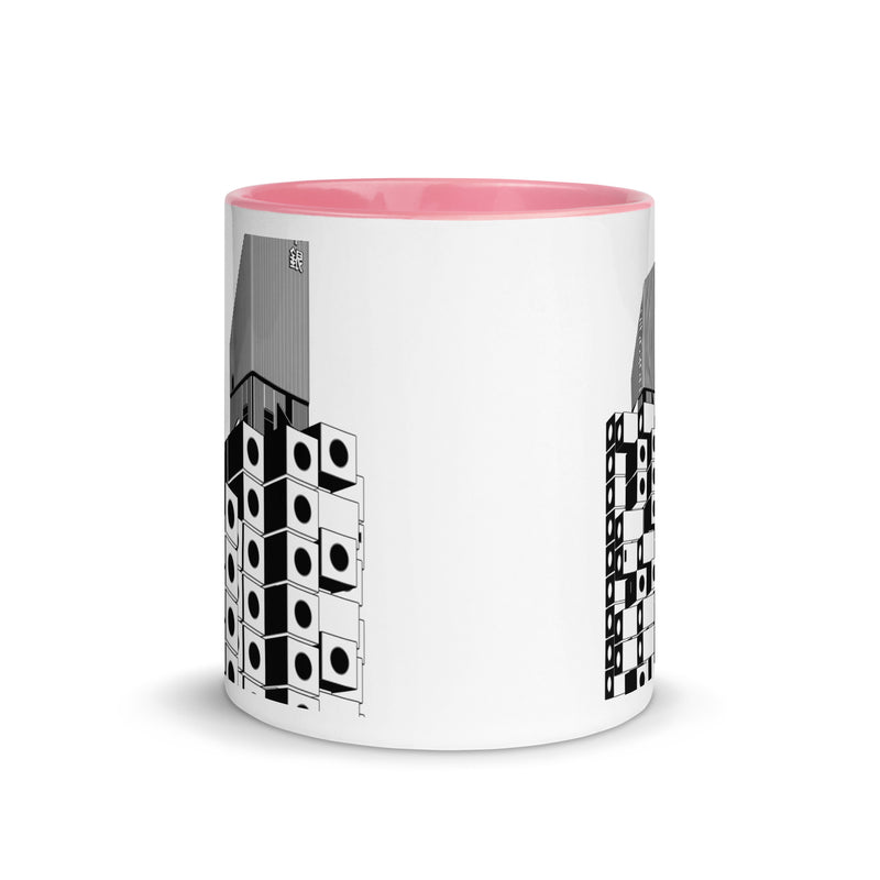 Nakagin Capsule Tower Different Coloured Mugs