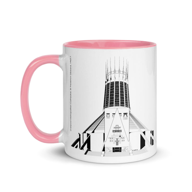 Liverpool Metropolitan Cathedral Different Coloured Mugs