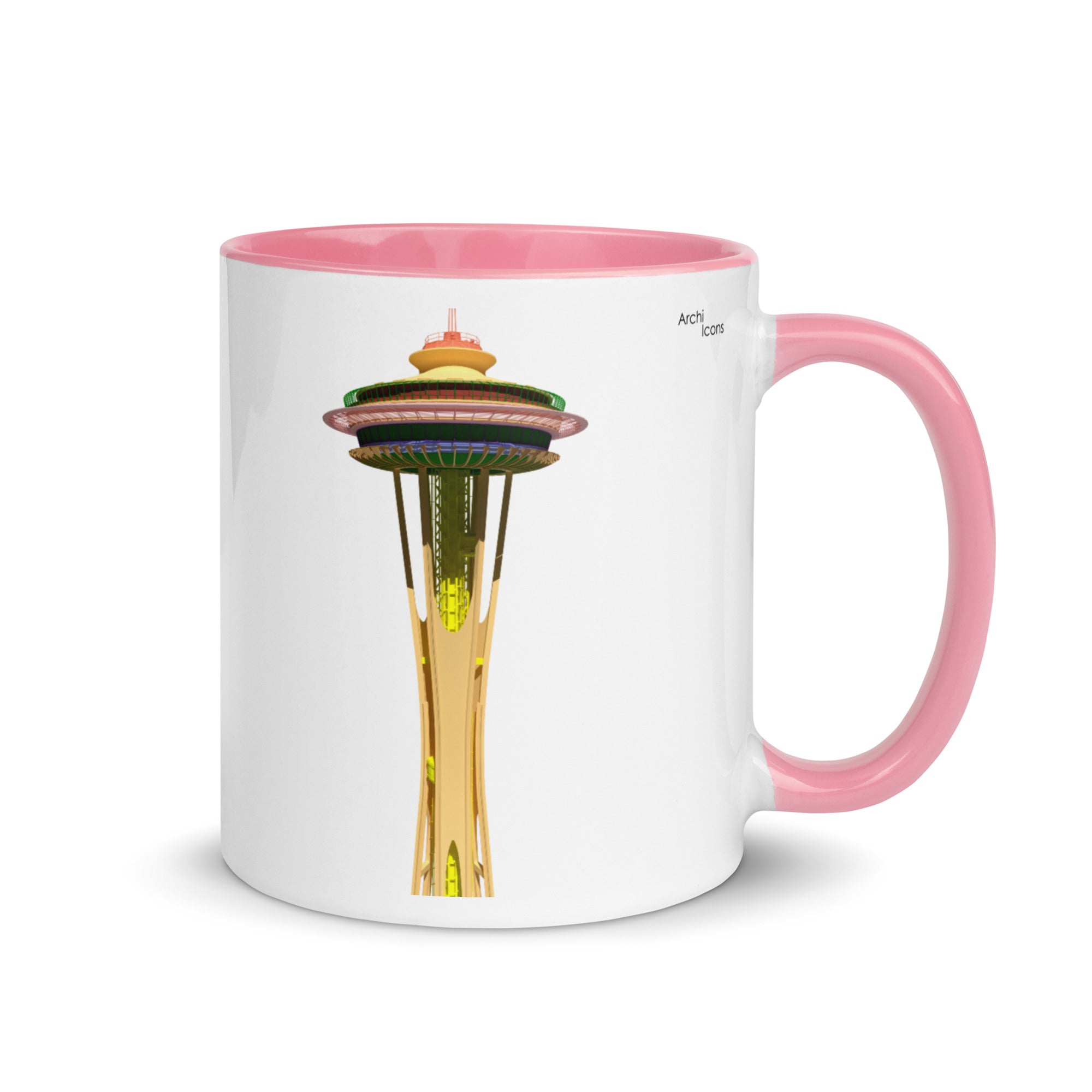 Space Needle Different Coloured Mugs