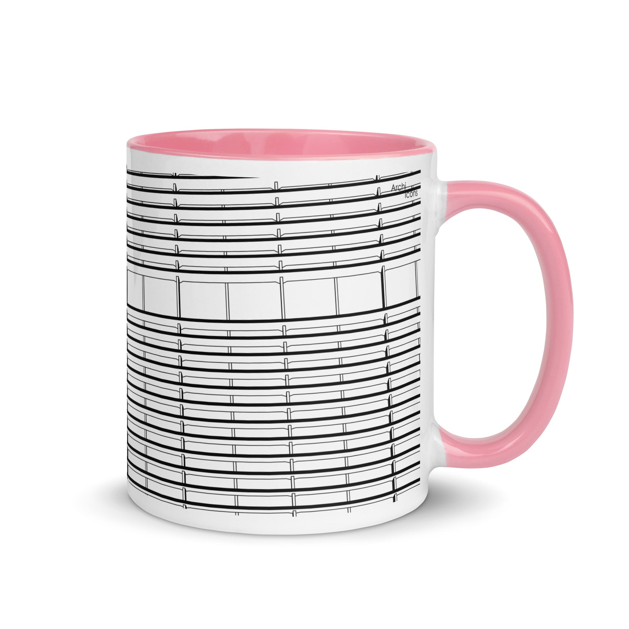 Edificio Copan Different Coloured Mugs