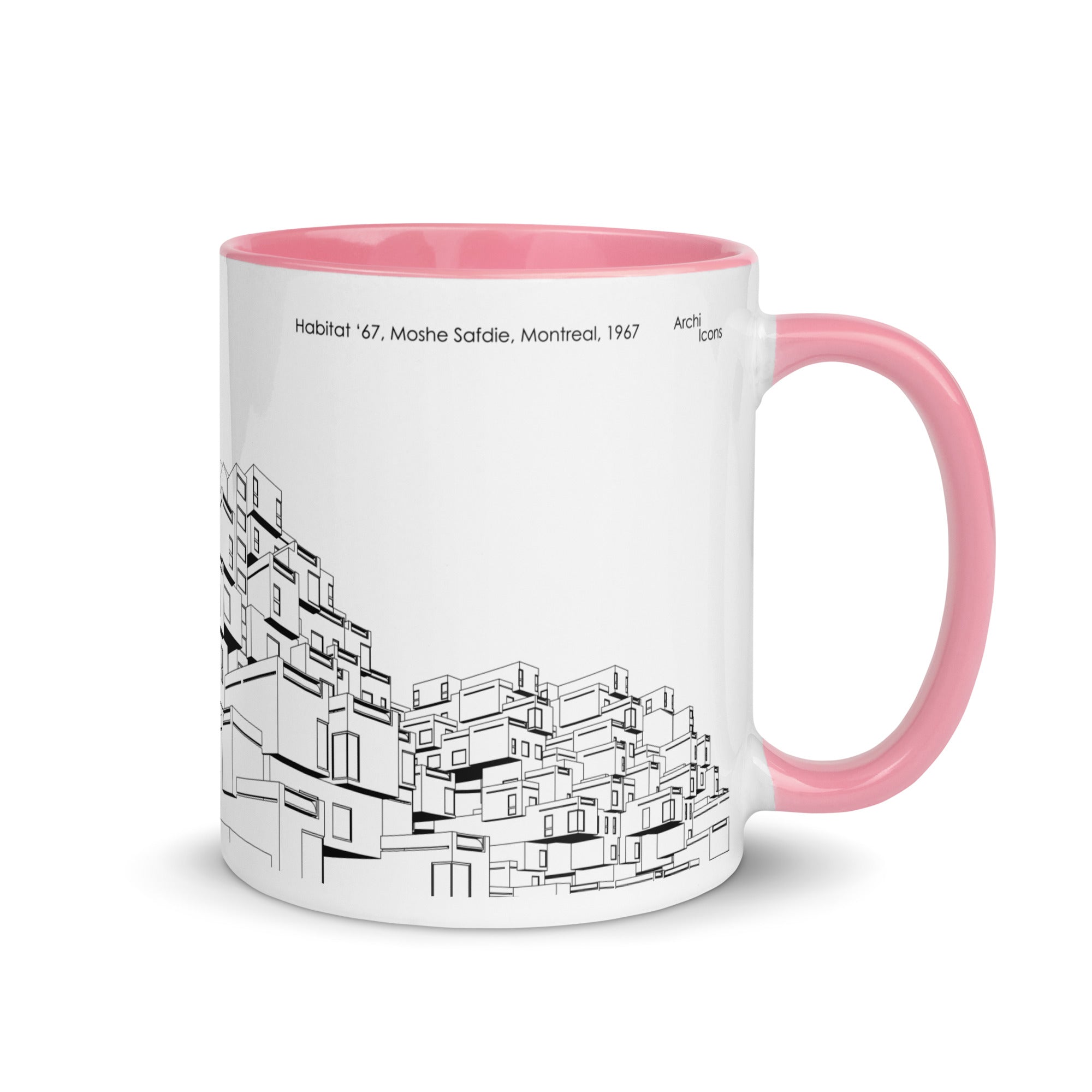 Habitat '67 Different Coloured Mugs