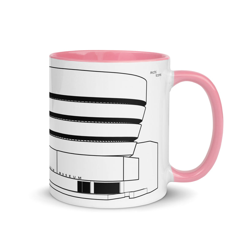 Solomon R. Guggenheim Museum Different Coloured Mugs