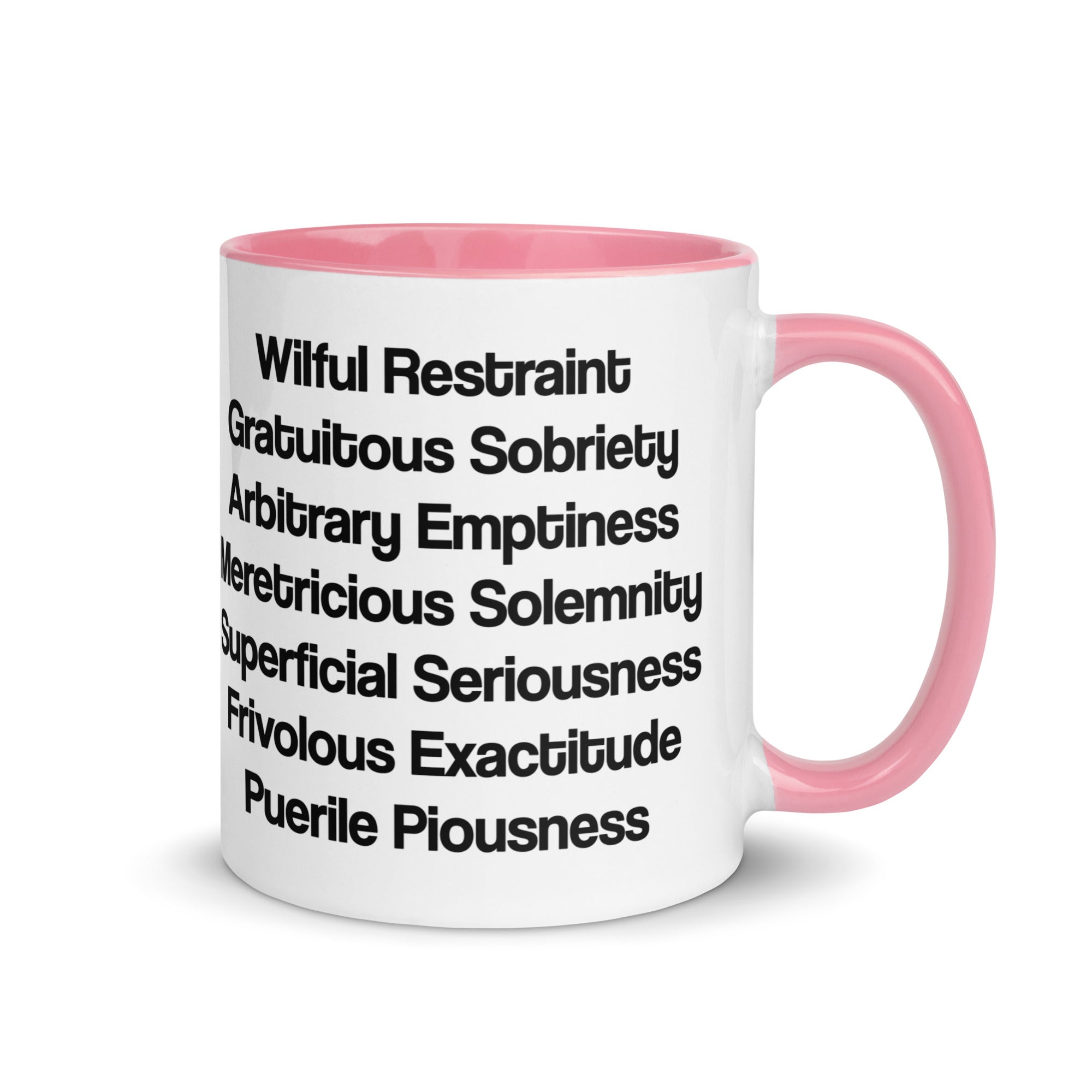 The Seven Deadly Sins of Architecture & Design Different Coloured Mugs