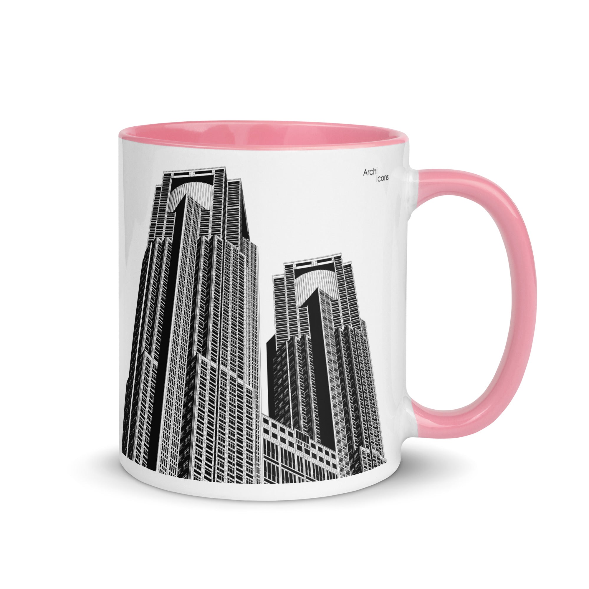 Tokyo Metropolitan Government Building No1 Different Coloured Mugs