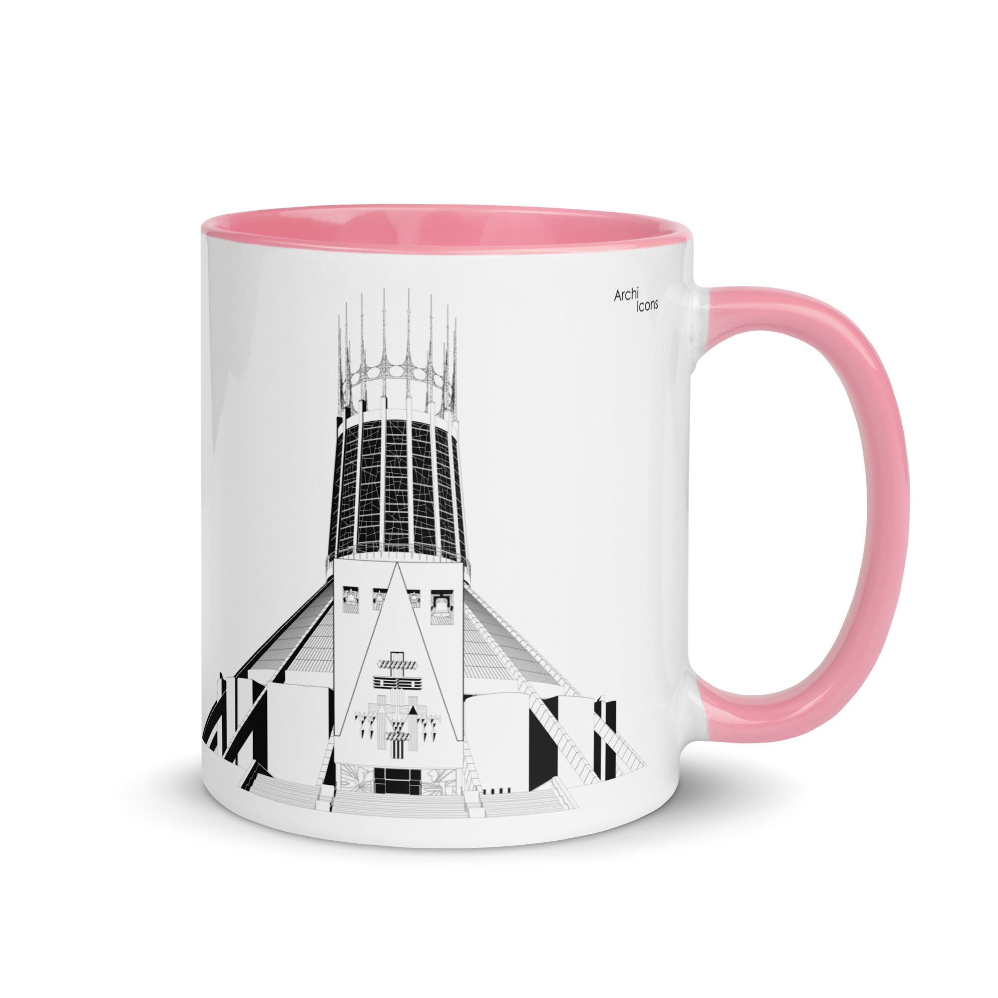 Liverpool Metropolitan Cathedral Different Coloured Mugs