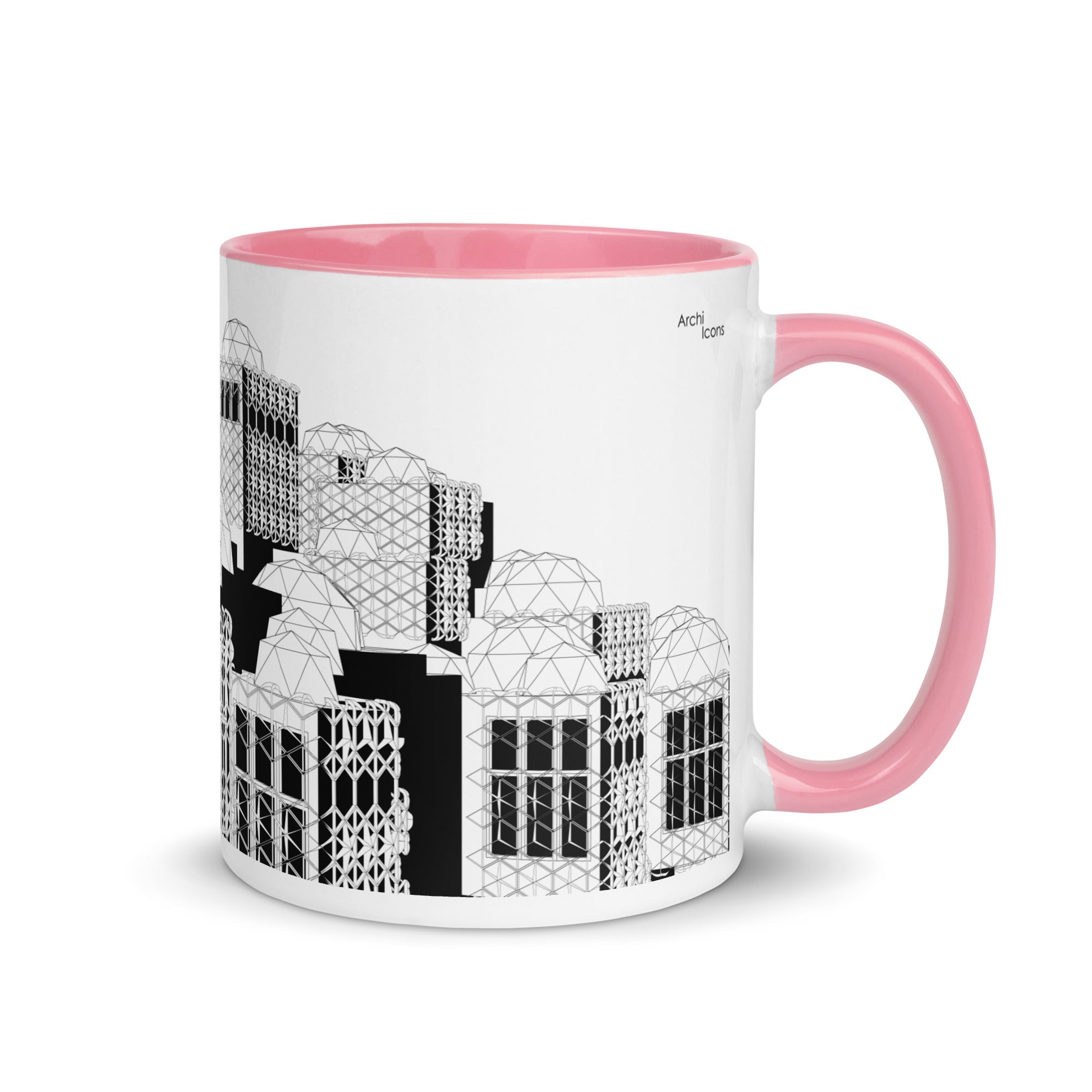 National Library of Kosovo Different Coloured Mugs