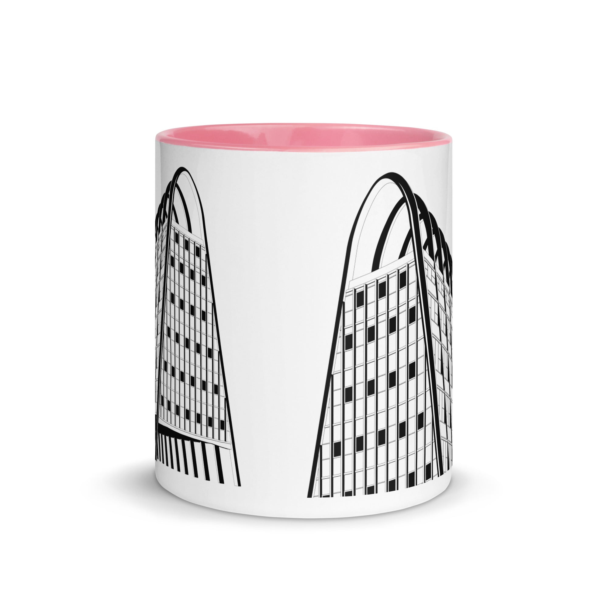 Manchester Toast Rack Different Coloured Mugs